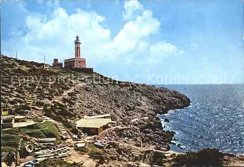 Capri Leuchtturm Kat. Golfo di Napoli