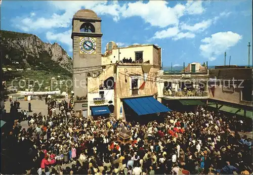 Capri Piazza Kat. Golfo di Napoli