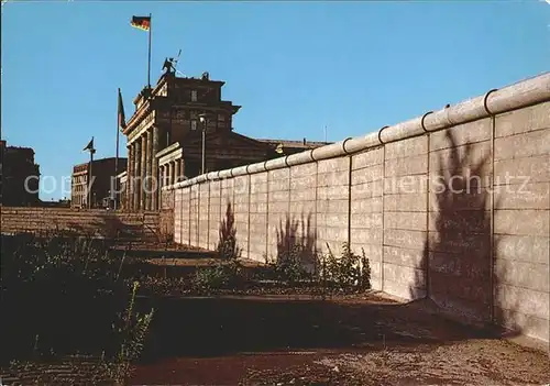 Berliner Mauer Berlin Wall Brandenburger Tor Berlin  / Berlin /Berlin Stadtkreis