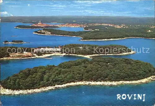 Rovinj Istrien Fliegeraufnahme Kat. Hrvatska