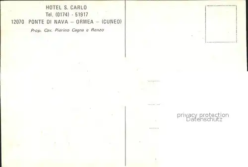 Ormea Hotel S. Carlo  Kat. Italien