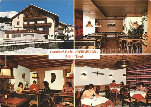 Fiss Tirol Gasthof Cafe Bergblick  / Fiss /Tiroler Oberland