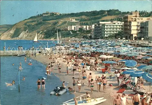 Gabicce Mare Strand  Kat. Italien