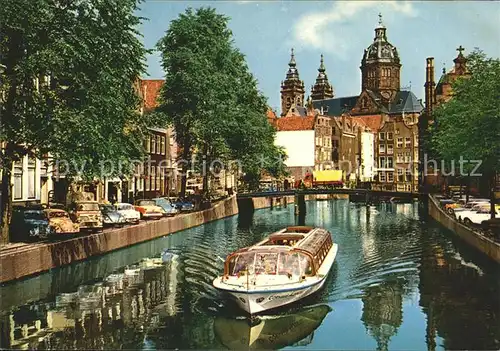 Amsterdam Niederlande Voorbugwal Kat. Amsterdam