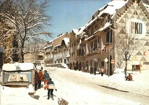 Szklarska Poreba Ortspartie im Winter Kat. Polen