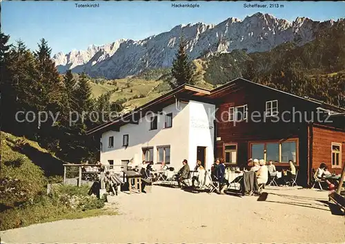 Kufstein Tirol Weinbergerhaus Brentenjochhuette Kat. Kufstein