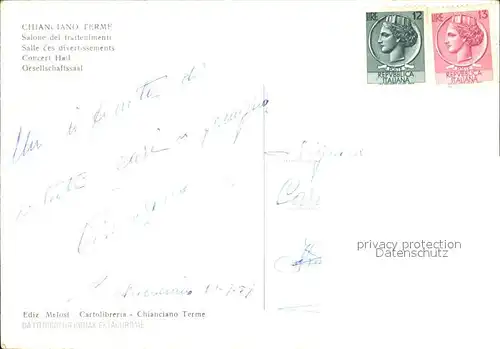Chianciano Terme Concert Hall Kat. Chianciano Terme