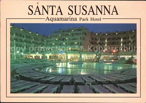 Santa Susanna Aquamarina Park Hotel Swimming Pool Kat. Barcelona