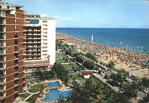 Lignano Sabbiadoro Hotel Swimming Pool Spiaggia Strand Kat. Lignano