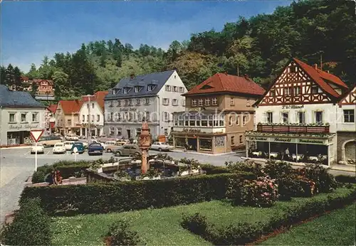 Bad Berneck Marktplatz Kat. Bad Berneck Fichtelgebirge