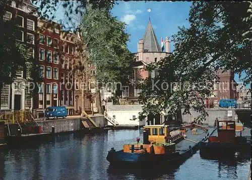 Alt Amsterdam Geldersekade mit Schreierstoren