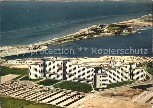 Heiligenhafen Ostseebad Hotelanlagen Fliegeraufnahme Vogelfluglinie Kat. Heiligenhafen