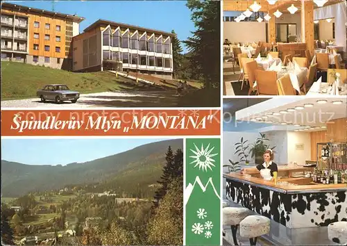 Spindleruv Mlyn Spindlermuehle Interhotel Montana Jidelna Celkovy pohled Bar Kat. Trutnov