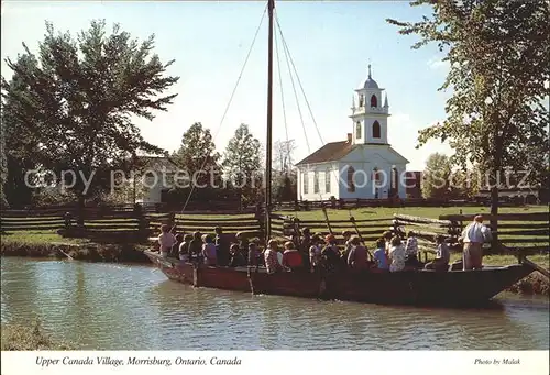 Morrisburg Upper Canada Village The Bateau Canal St Lawrence River Church Kat. Morrisburg