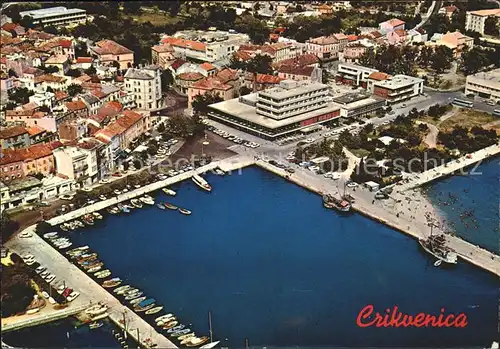 Crikvenica Kroatien Fliegeraufnahme Hafen Kat. Kroatien