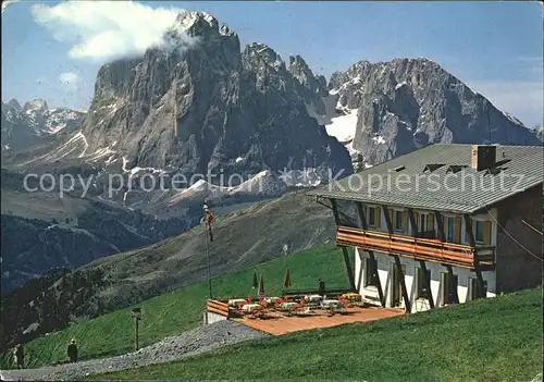 Groeden Tirol Groedental Seceda Bergstation Langkofelgruppe Kat. Italien