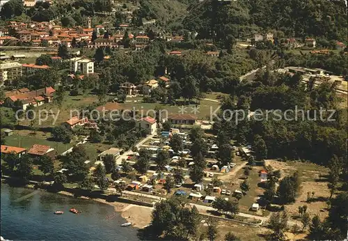 Maccagno Varese Fliegeraufnahme Kat. Varese