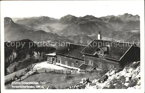 Kufstein Tirol Vorderkaiserfeldne Berghaus Kat. Kufstein