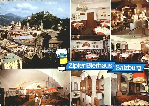 Salzburg Oesterreich Zipfer Bierhaus Kat. Salzburg