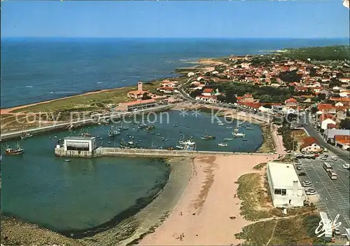 La Cotiniere Fliegeraufnahme Hafen Kat. Ile d Oleron