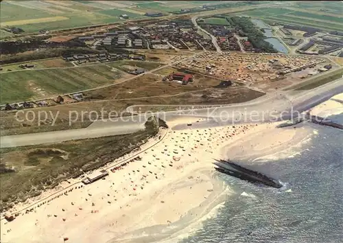 Petten Fliegeraufnahme mit Strand Kat. Niederlande