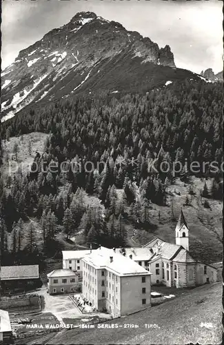 Serles Wallfahrtskirche Maria Waldrast Kat. Neustift im Stubaital