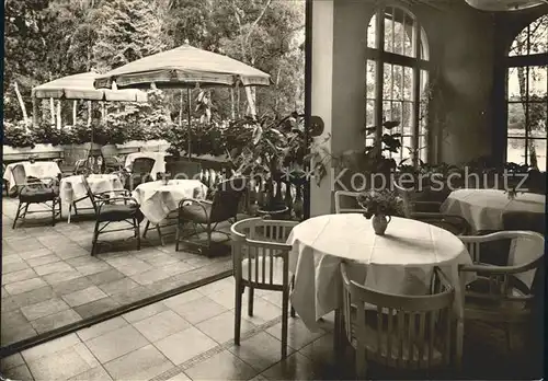 Wannsee Wintergarten Terrasse Haus am Kleinen Wannsee Erholungsheim Deutsche Postgewerkschaft / Berlin /Berlin Stadtkreis