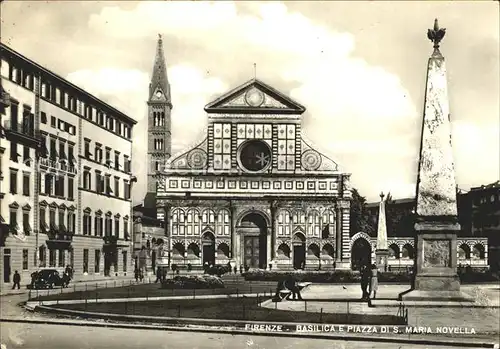 Firenze Toscana Basilica e Piazza di S Maria Novella Monumento Kat. Firenze