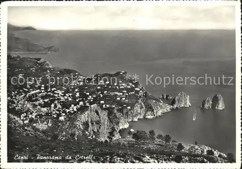 Capri Panorama de Cetrella Kat. Golfo di Napoli