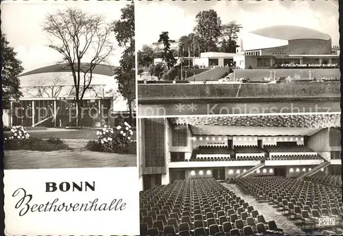 Bonn Rhein Beethovenhalle Kat. Bonn