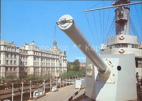 St Petersburg Leningrad Aurora Kriegsschiff / Russische Foederation /Nordwestrussland