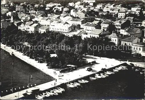 Crikvenica Kroatien Fliegeraufnahme mit Hafen Kat. Kroatien