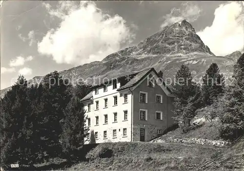 St Moritz GR Heimstaette Randolins Haus Corvatsch Kat. St Moritz