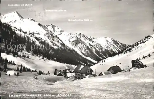 Steiermark Schigebiet Planneralpe Schidorf Kat. Oesterreich