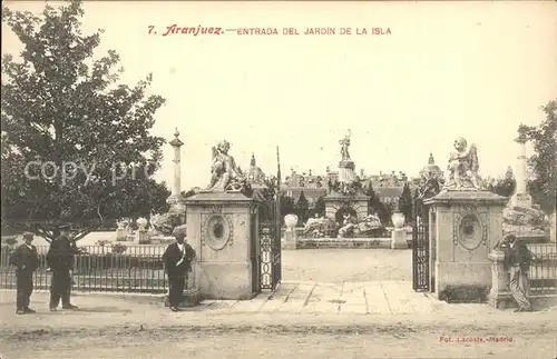 Aranjuez Entrada del Jardin de la Isla Kat. Spanien