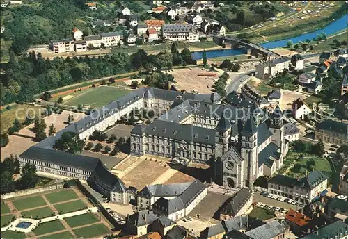 Echternach Grand Duche de Luxembourg Basilique St Willibrord et ancien Couvent Vue aerienne Kat. Luxemburg