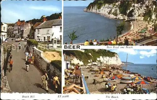 Beer Devon Beach Hill Beer Head and Beach Kat. East Devon