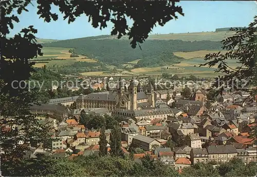 Echternach Panorama Abtei Kat. Luxemburg