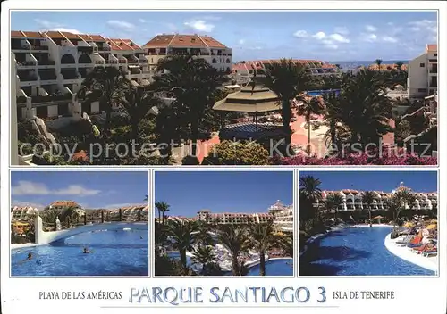 Playa de las Americas Parque Santiago 3 Swimming Pool Kat. Arona Tenerife Islas Canarias