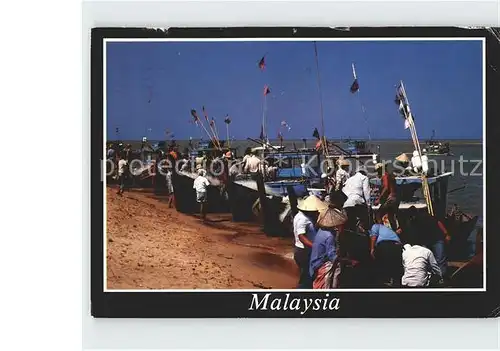 Malaysia Malaya A typical Fishing Village in Malaysia Kat. Malaysia