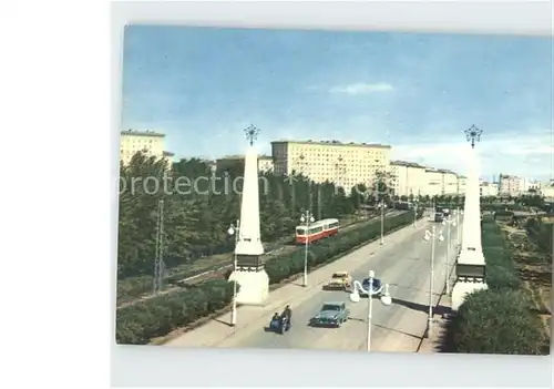 Leningrad St Petersburg Zufahrt in die Stadt Kat. Russische Foederation