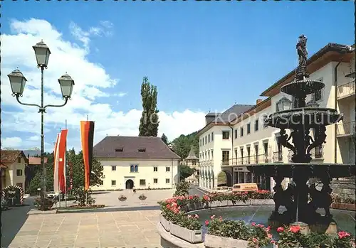 Millstatt Millstaettersee Brunnenpartie Kat. Millstatt Millstaetter See