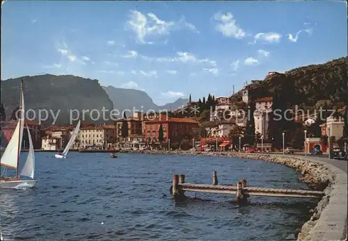 Torbole Lago di Garda Partie am See Kat. Italien