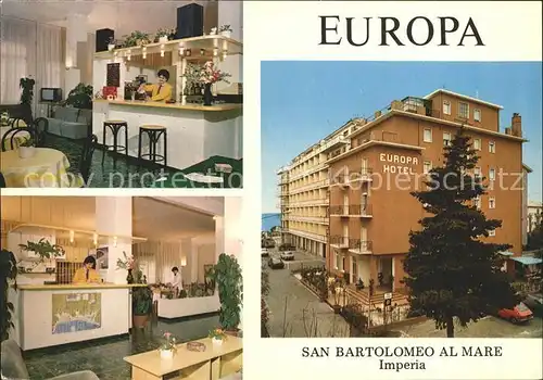 San Bartolomeo al Mare Hotel Eropa Imperia Kat. Imperia