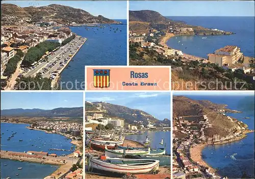 Rosas Costa Brava Cataluna Strande Kat. Alt Emporda