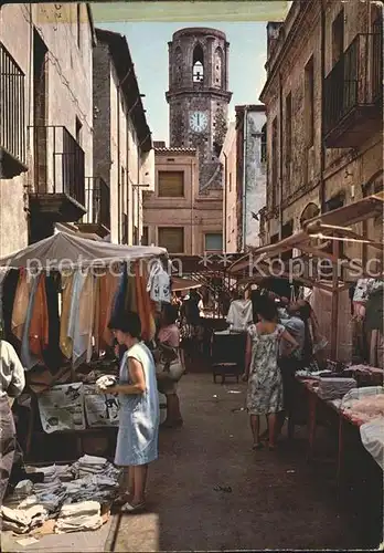 Malgrat de Mar Markt Kat. Malgrat de Mar