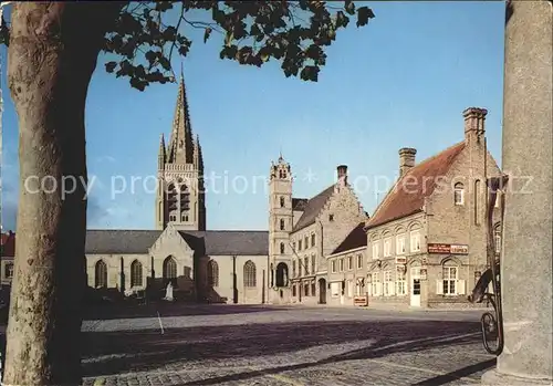 St Pierre Kirche und Stadthaus Kat. Belgien