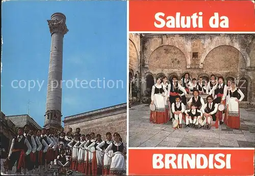 Brindisi Gruppo folk Lu Scattusu Folklore Kat. Apulien