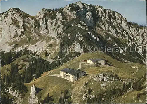 Kampenwand Chiemgau Berggaststaette Gebirgspanorama Kat. Aschau i.Chiemgau