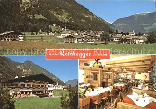 Uttenheim Suedtirol Ortsansicht Alpenblick Pension Reichegger